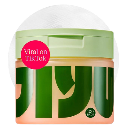 JiYu Toning Polish Pads - KoreanSkincare for Dark Spots, Wrinkles & DullSkin -Hydrating Facial Treatment withSnail Mucin, Niacinamide, Peptides &Centella-100 Count